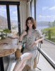 Picture of Long Slit Floral Dress