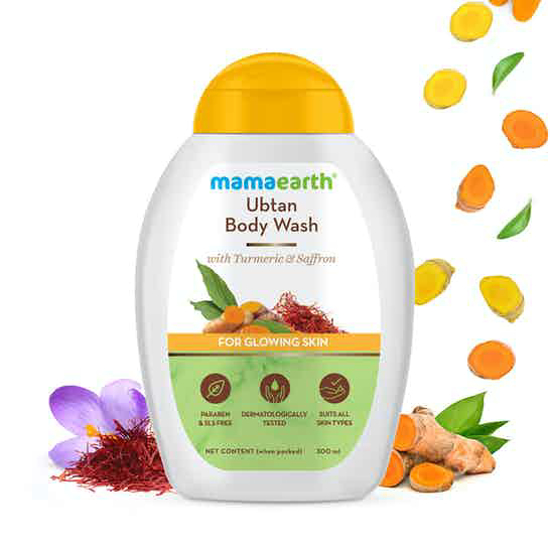 Picture of Mamaearth Ubtan Body Wash with Turmeric & Saffron 300ml