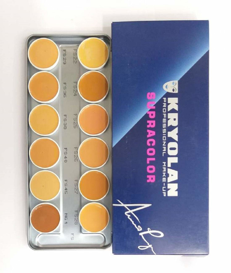 Picture of Kryolan Professional Make-up Supra 12 Color Palette 40ml