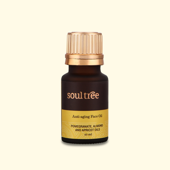 Picture of SoulTree Anti-Aging Face Oil with Pomegranate, Almond & Apricot Oils - 10ml