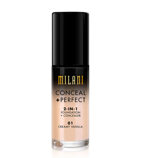 Picture of Milani Conceal + Perfect 2-in-1 Foundation + Concealer - 01 Creamy Vanilla 30ml