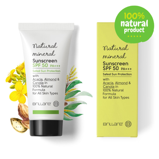 Picture of Brillare Science natural mineral sunscreen spf 50 (50ml)