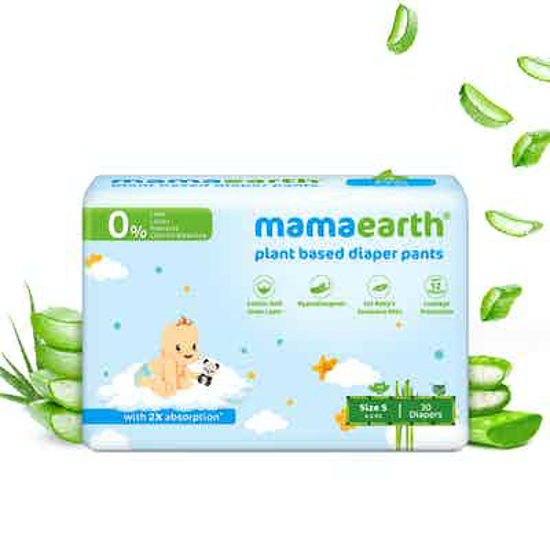 Picture of Mamaearth Plant-Based Diaper Pants for Babies – 4-6 kg (Size S - 30 Diapers)