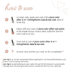 Picture of Plum Color Affair Nail Polish 131 - Peaches n' Cream