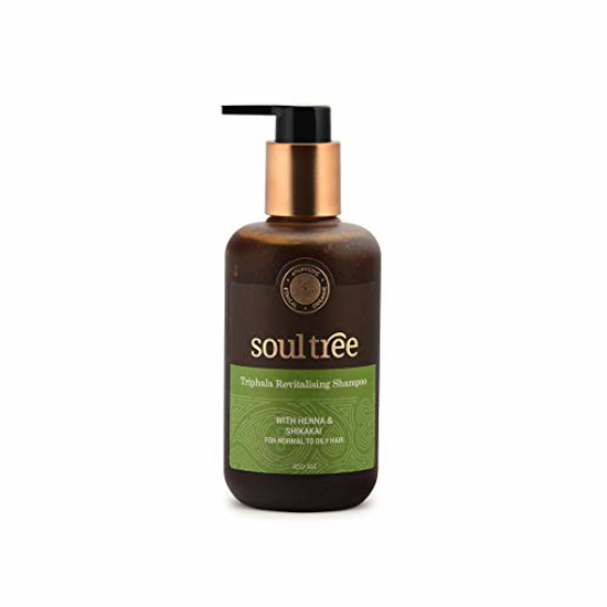Picture of SoulTree Triphala Hair Revitalising Shampoo, With Henna and Shikakai, For Normal to Oily Hair 250 ml