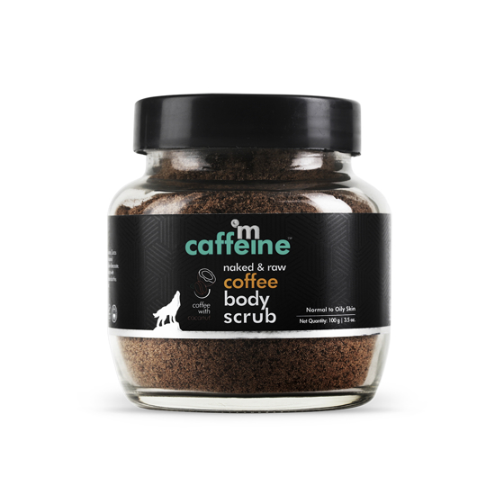 Picture of mCaffeine Naked & Raw Coffee Body Scrub (100 g)