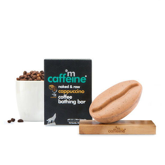 Picture of mCaffeine Cappuccino Coffee Bathing Bar - 100gm