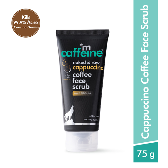 Picture of mCaffeine Naked & Raw Cappuccino Coffee Face Scrub