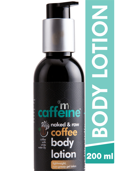 Picture of mCaffeine Naked & Raw Coffee Body Lotion (200 ml)