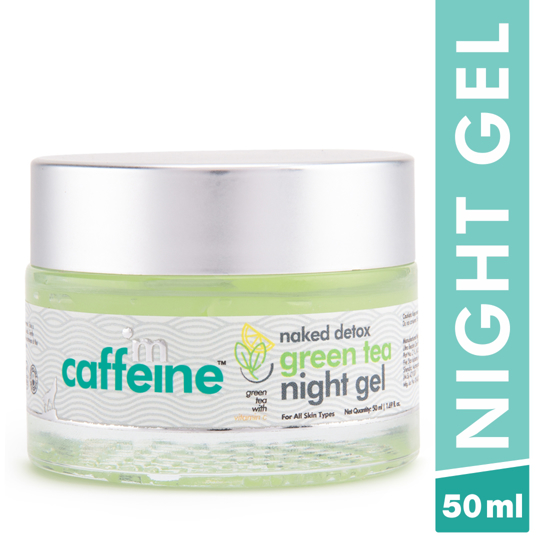 Picture of mCaffeine Naked Detox Green Tea Night Gel (50 ml)