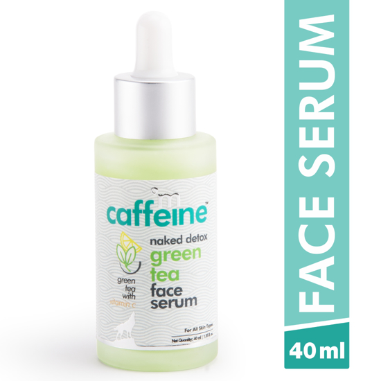 Picture of mCaffeine Naked Detox Green Tea Face Serum (40 ml)