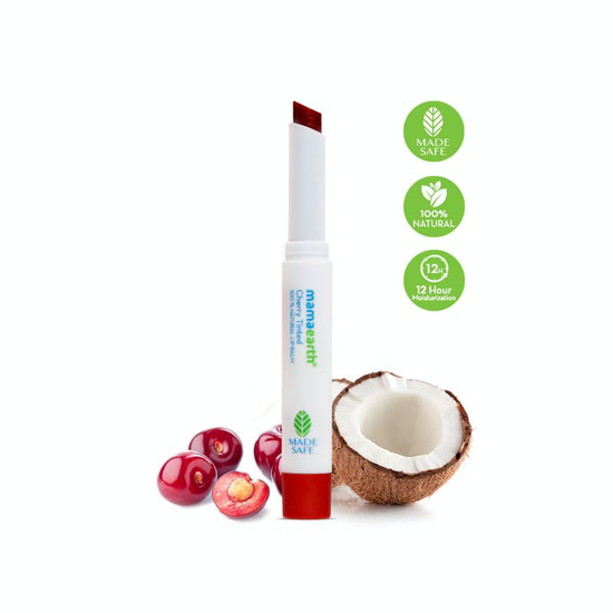 Picture of Mamaearth Cherry Tinted 100% Natural Lip Balm with Cherry and Coconut Oil - 2 g