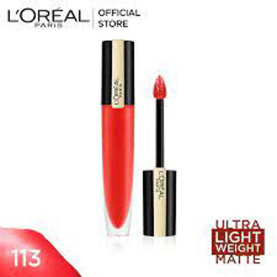 Picture of L'Oreal Paris Rouge Signature Matte Lipstick - 113 Don't