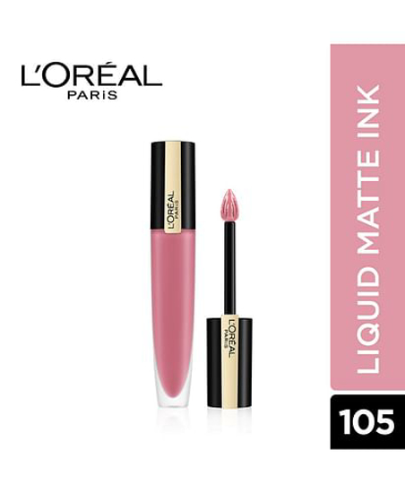 Picture of L'Oreal Paris Rouge Signature Matte Lipstick - 105 I Rule 7ml