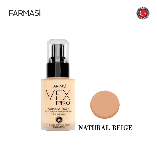 Picture of Farmasi VFX Pro Camera Ready Foundation 10 - Natural Beige 30ml