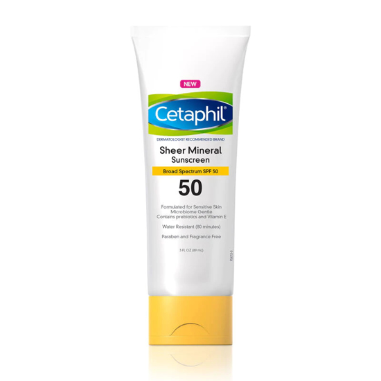 Picture of Cetaphil Sheer Mineral Face Liquid Sunscreen SPF 50 - 89ml